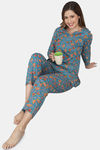 Shararat Cotton Pyajama Set - Light Blue — thumbnail 7
